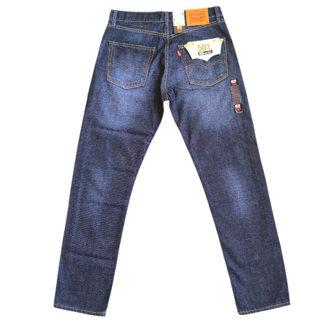Celana Jeans Pria 501 Type Full Straight Series Biostone