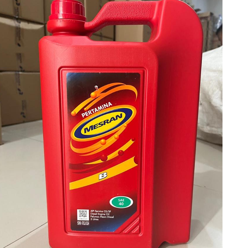 Oli Mesin Mesran B40 5L Oli Mesin Pertamina Mesran B 40 5 Liter