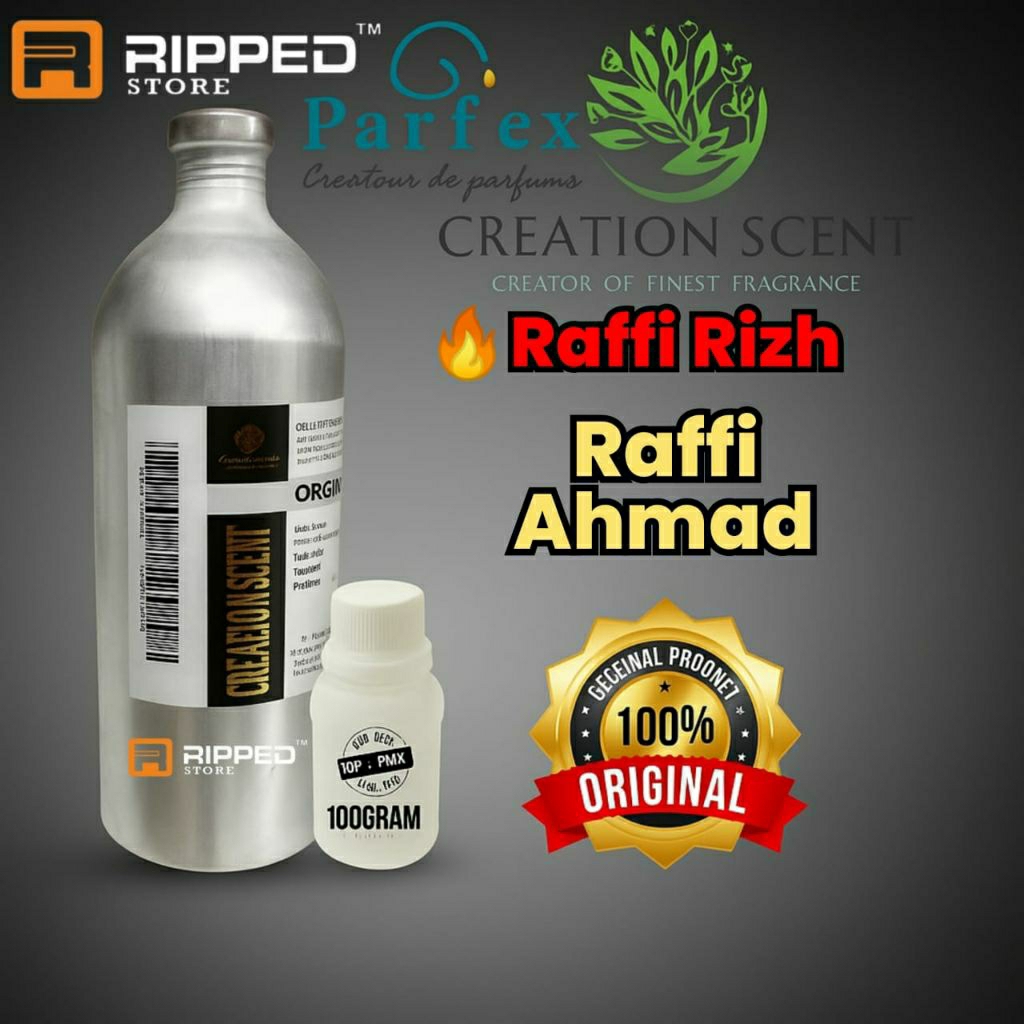 100ml Bibit Parfum Murni Raffi Rizh Inspired Raffi Ahmad Original Creation Scent Perfume