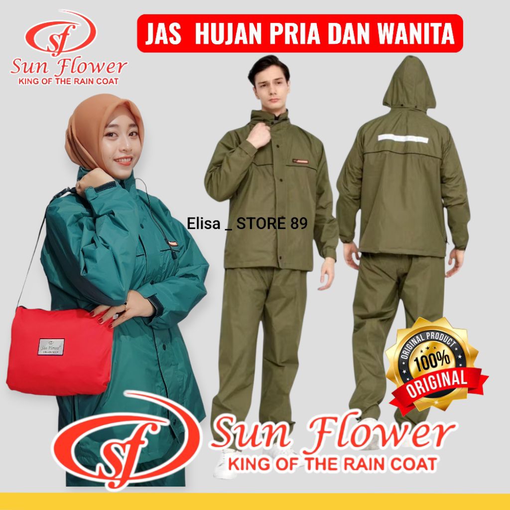 JAS HUJAN SUN FLOWER 100% ORIGINAL.