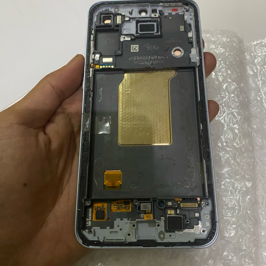 LCD Ts frame Samsung A55 5G Original Copotan 100% Minus sentuh macet