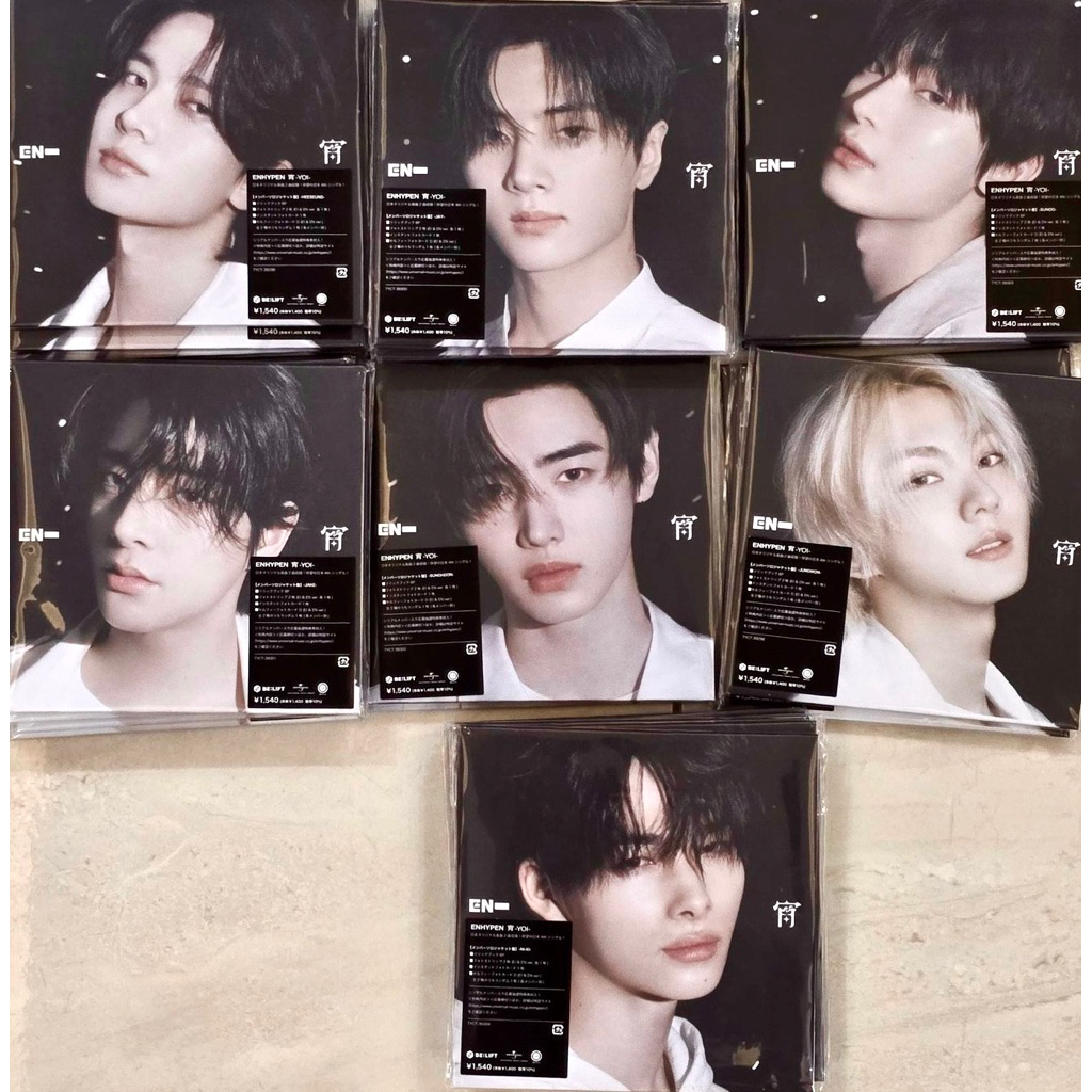 [READY STOCK] ENHYPEN JAPAN ALBUM - YOI SOLO JACKET - JUNGWON JAY SUNGHOON SUNOO JP PC BINTANG STAR 