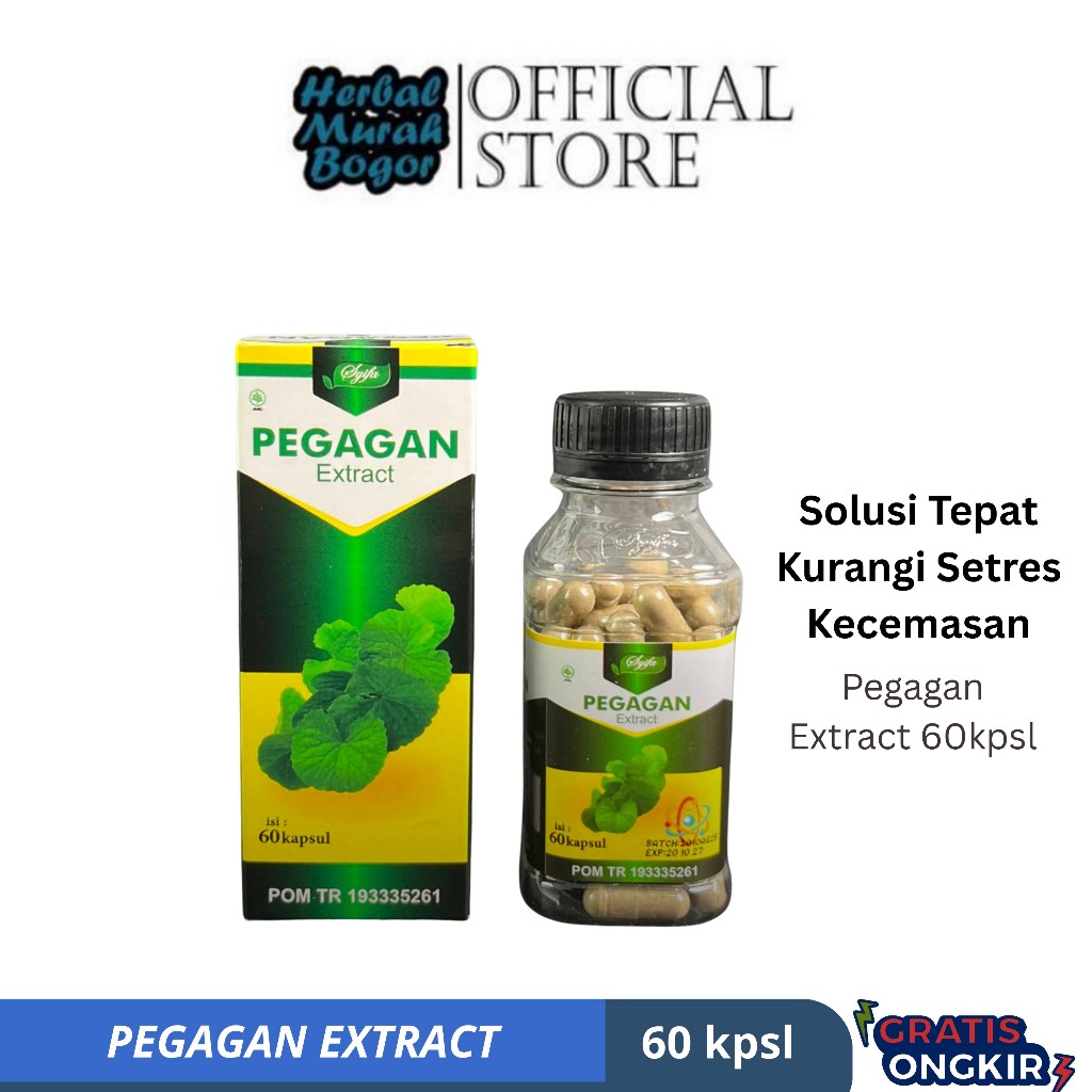 PEGAGAN EXTRACT|Isi 60kapsul cV Syifa