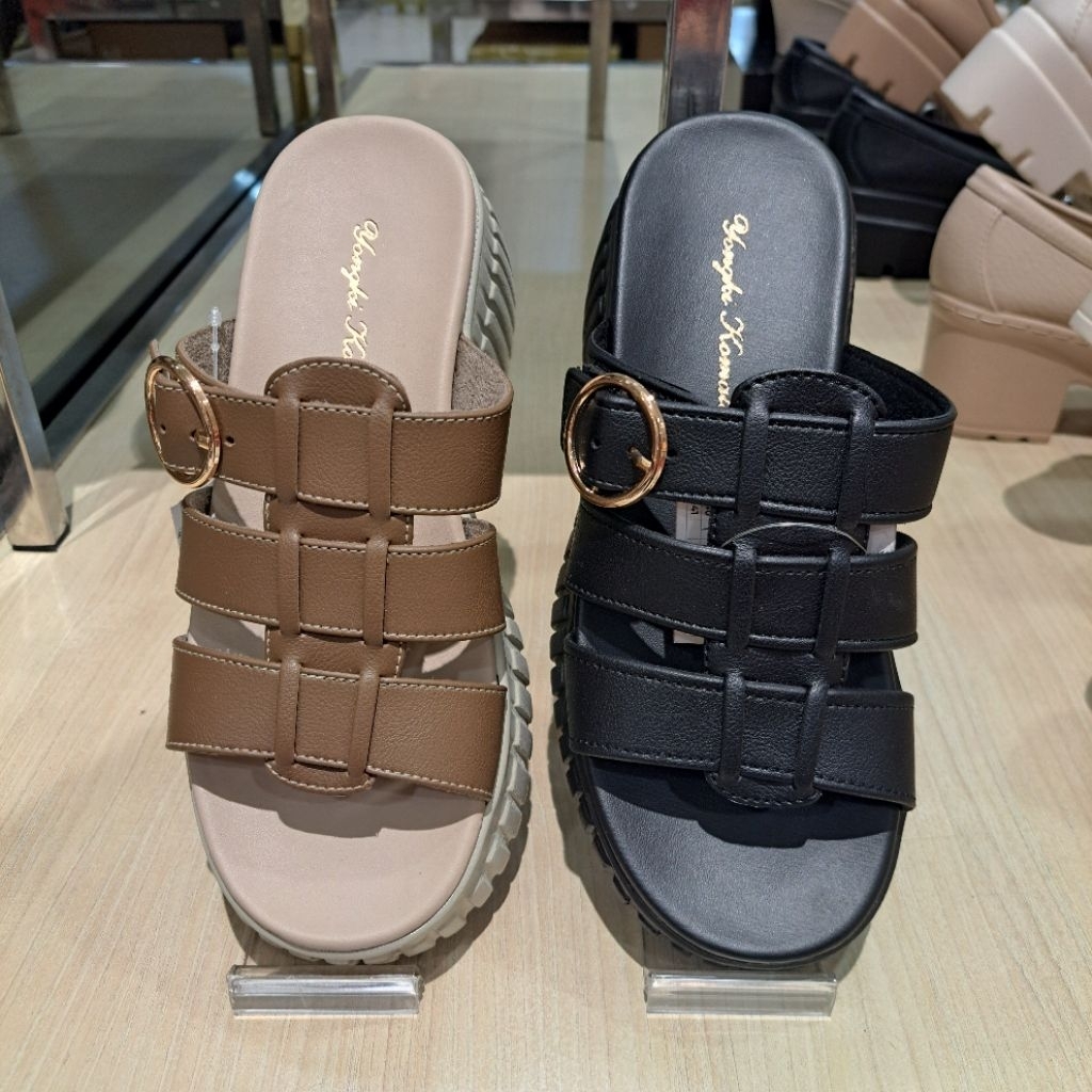SANDAL WEDGES WANITA YONGKI KOMALADI 100% ORIGINAL