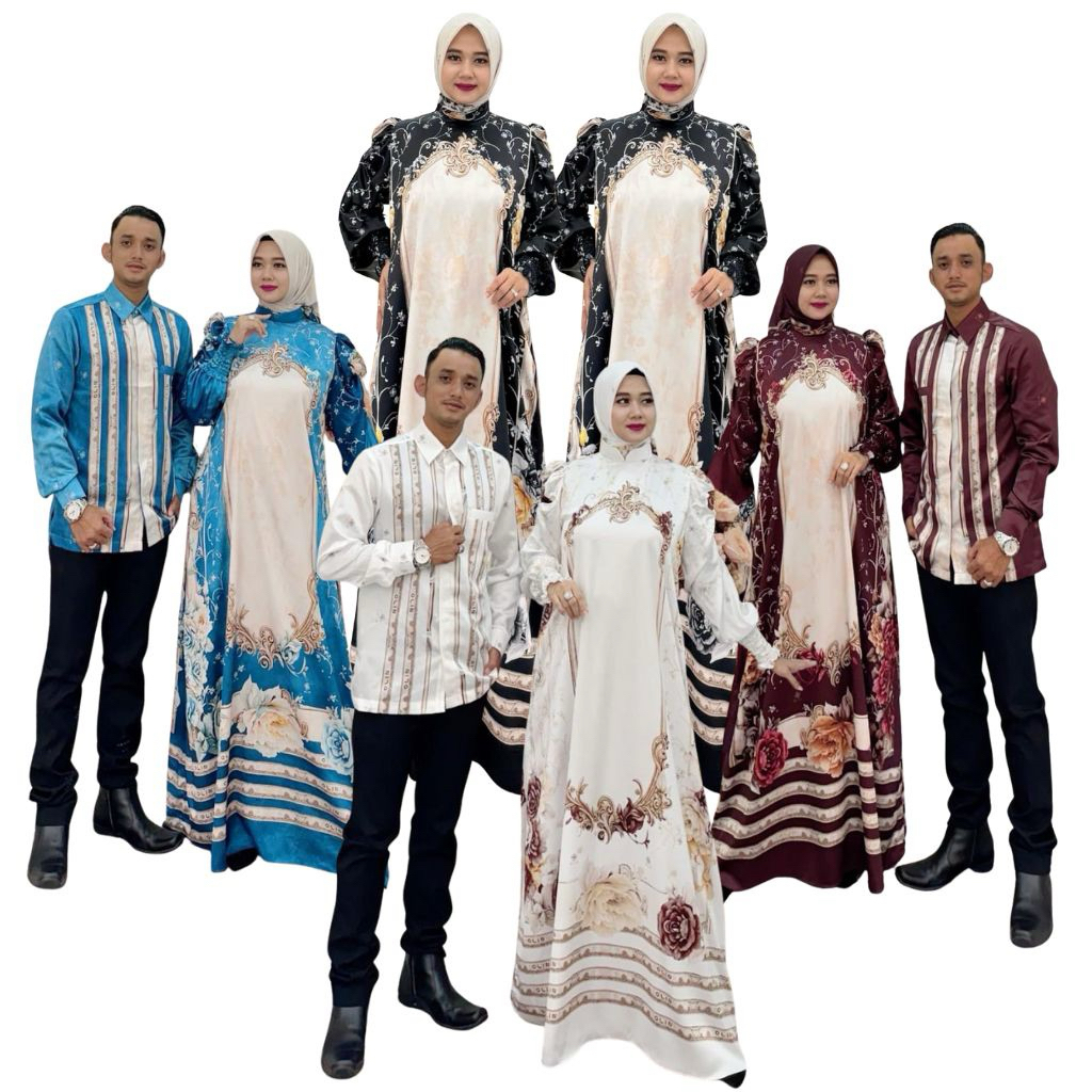 AURAKAY GAMIS DRESS ALIYAH 7395 SET HIJAB BY OLIN SISTER BRAND AURAKAY