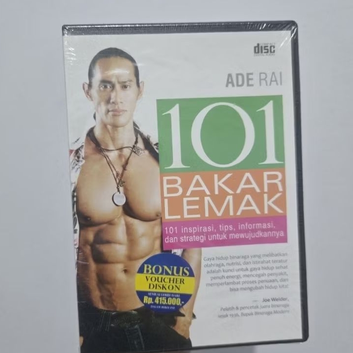 Buku Original 101 Bakar Lemak Ade Rai Plus CD