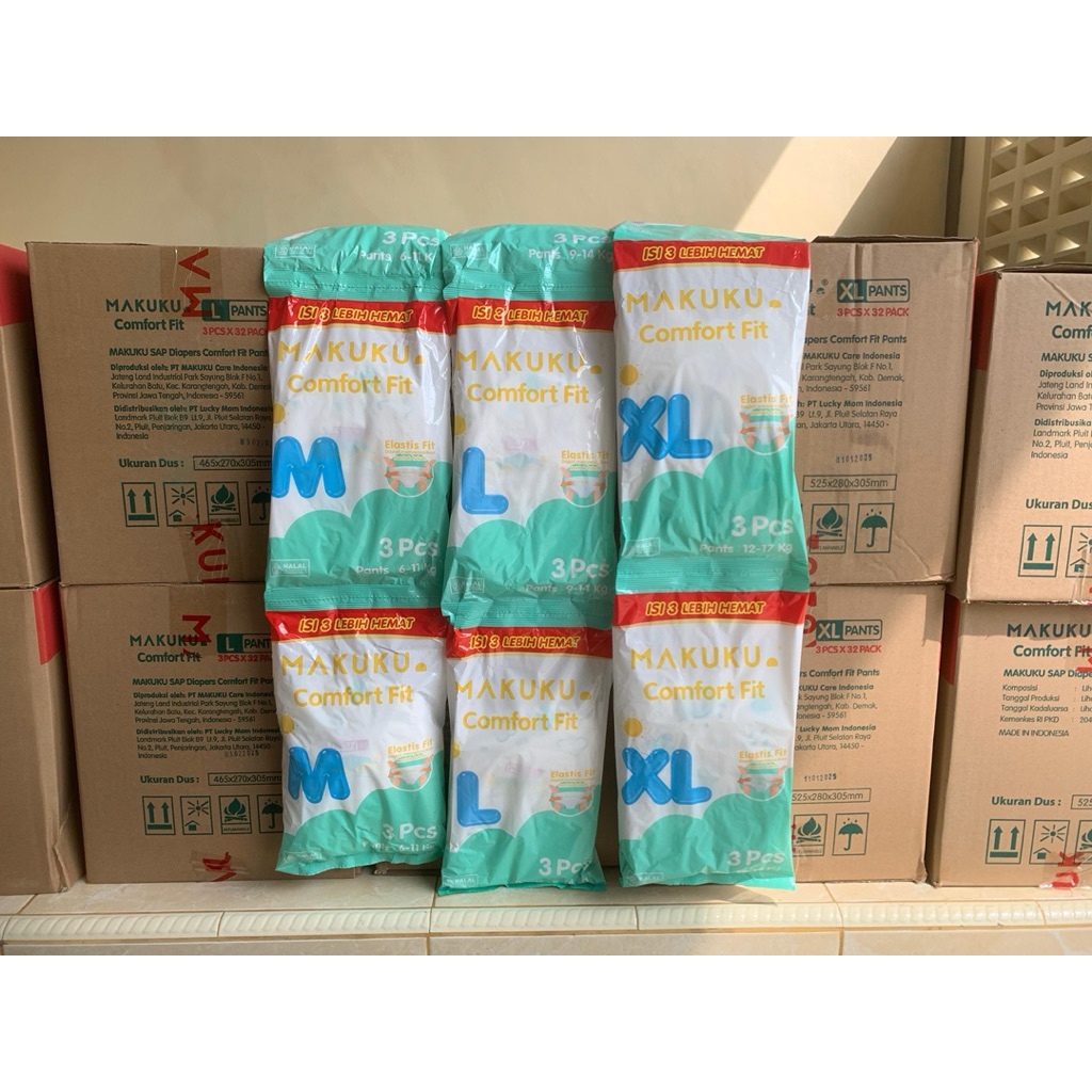 [ PAKET 1 KARTON ] MAKUKU COMFORT FIT RENCENG