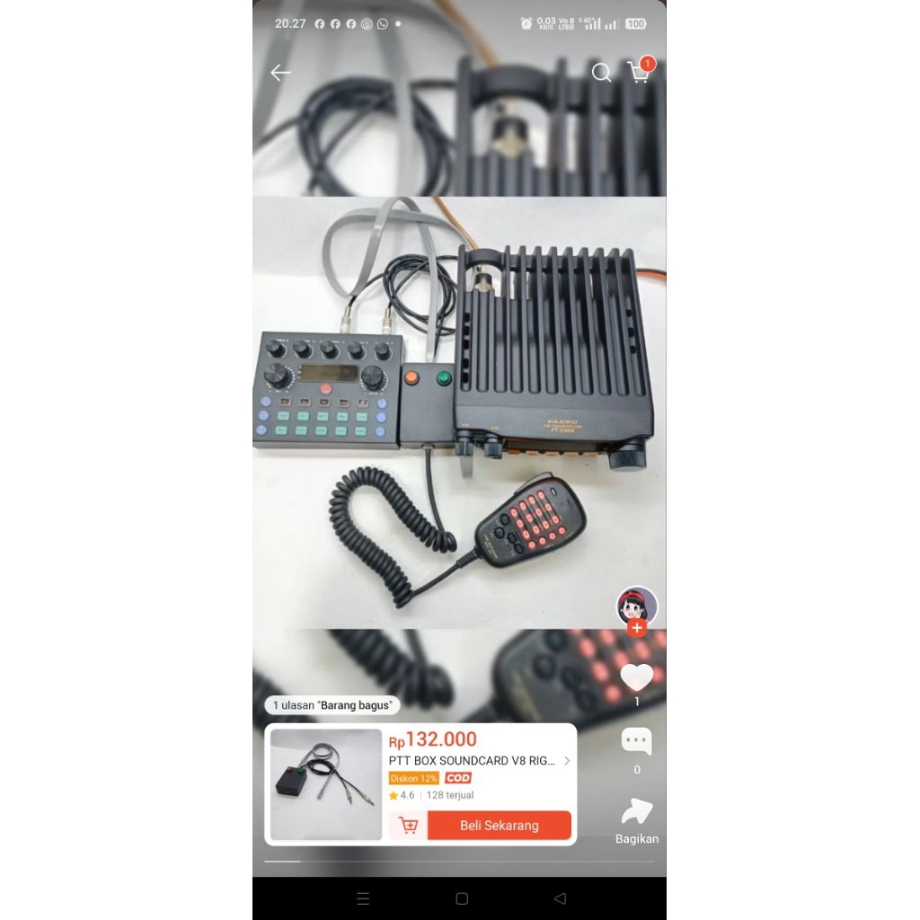 radio bekas layak pakai