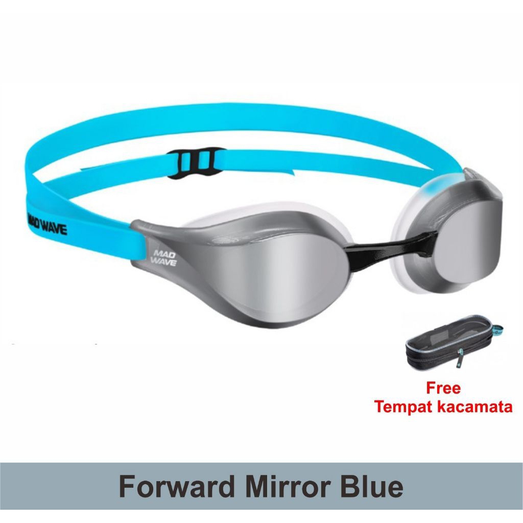 Kacamata Renang Madwave Mirror Blue