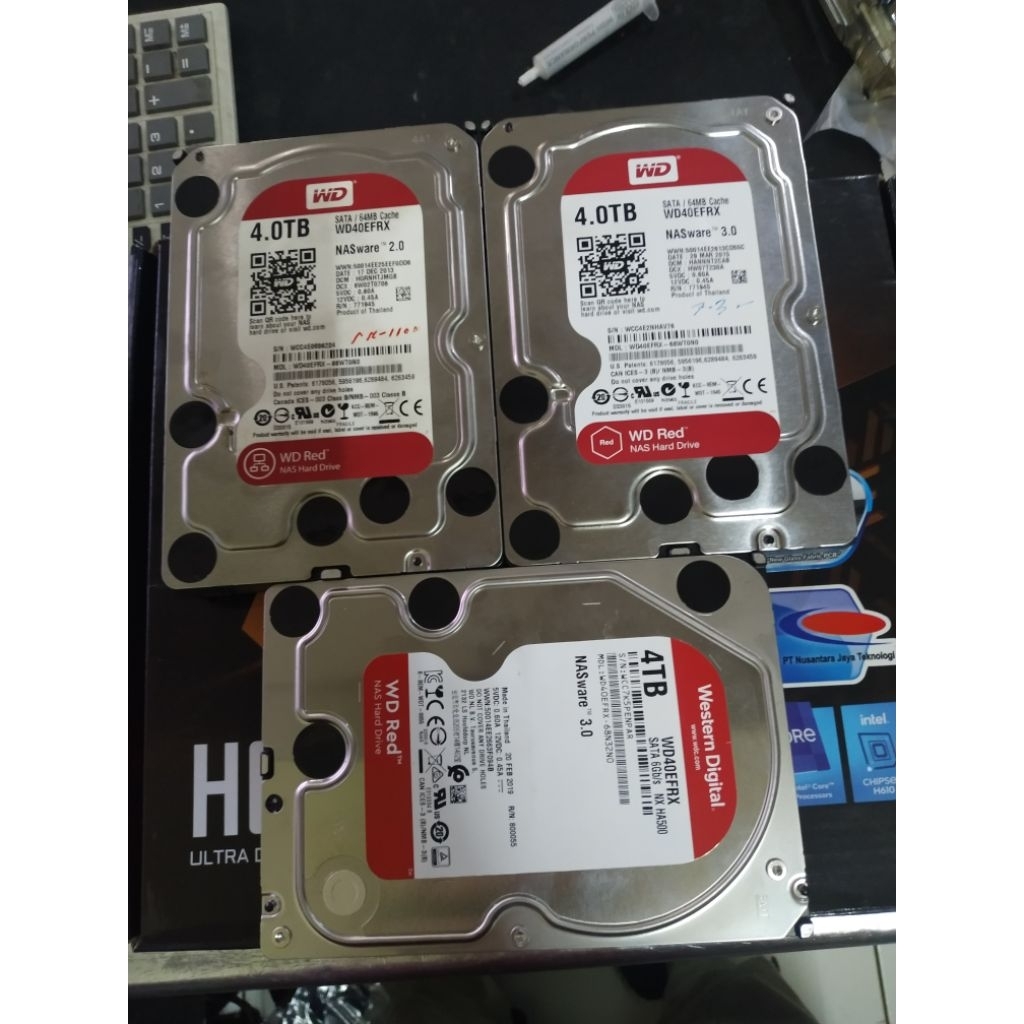 Hdd 4tb wd red Nasware / wd blue