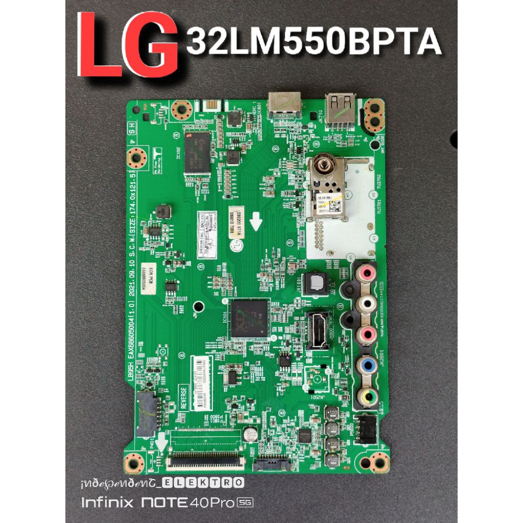 Mainboard Tv Led Lg 32LM550BPTA   Mainboard Tv LG 32LM550BPTA    Mesin Tv LG 32LM550BPTA    mb Lg 32
