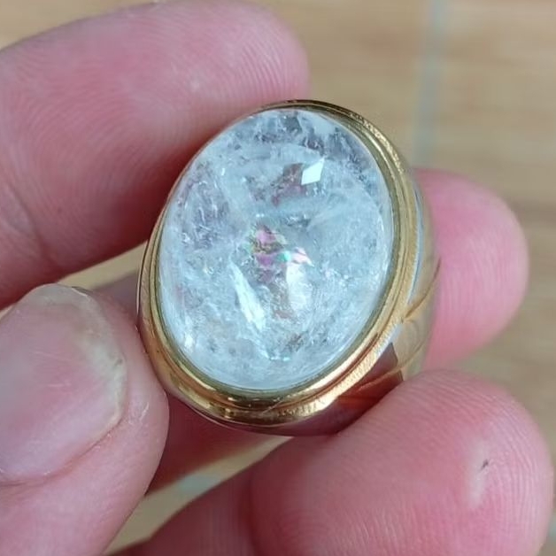 Natural cincin kinyang pelangi size 7