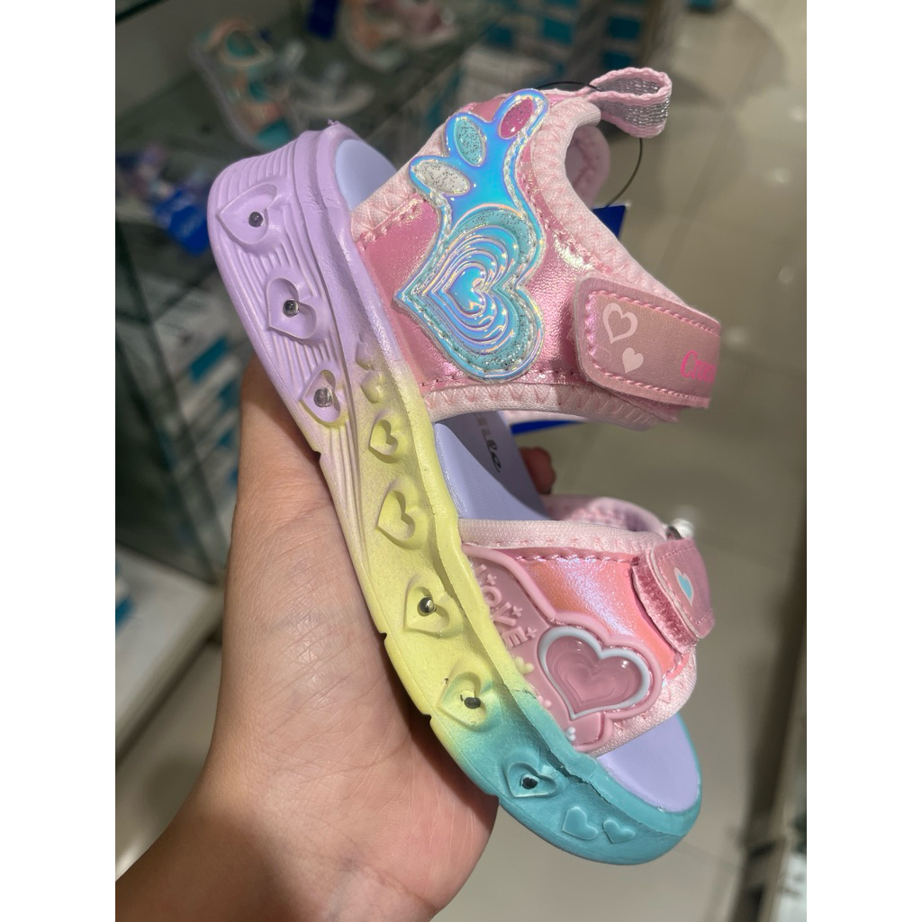 sepatu sandal anak crocodile led