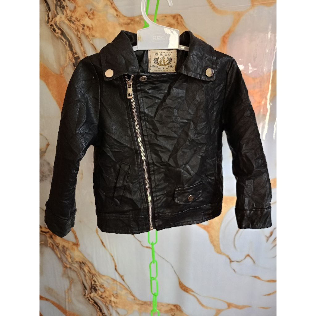 jeket kulit untuk ank