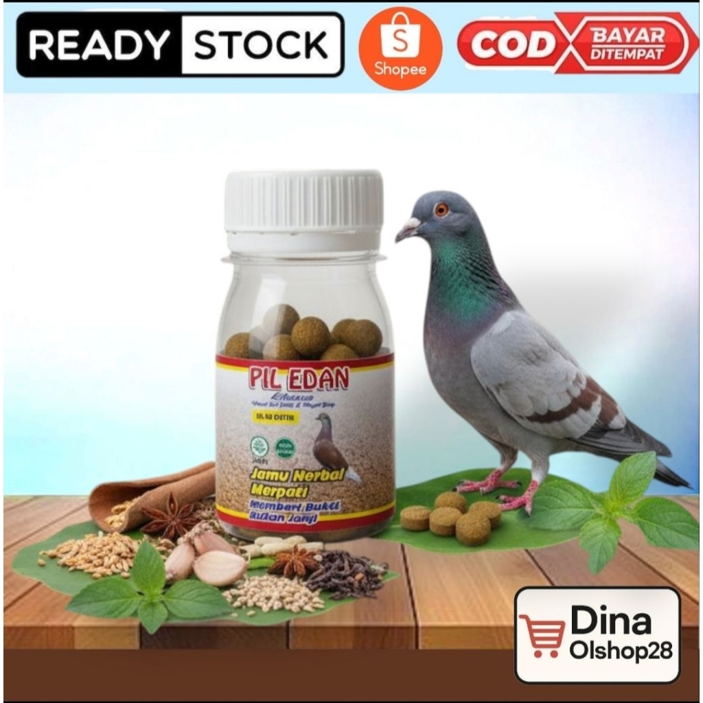 Jamu Merpati Balap Pil Edan isi 50 butir