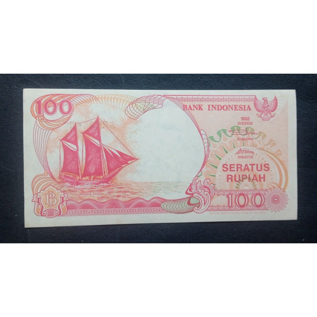 Paket Mahar 1Lembar 100 Phinisi seri biasa + Bonus 1Lembar UPK 75K Seri Trinary 222111 atau 990999 a