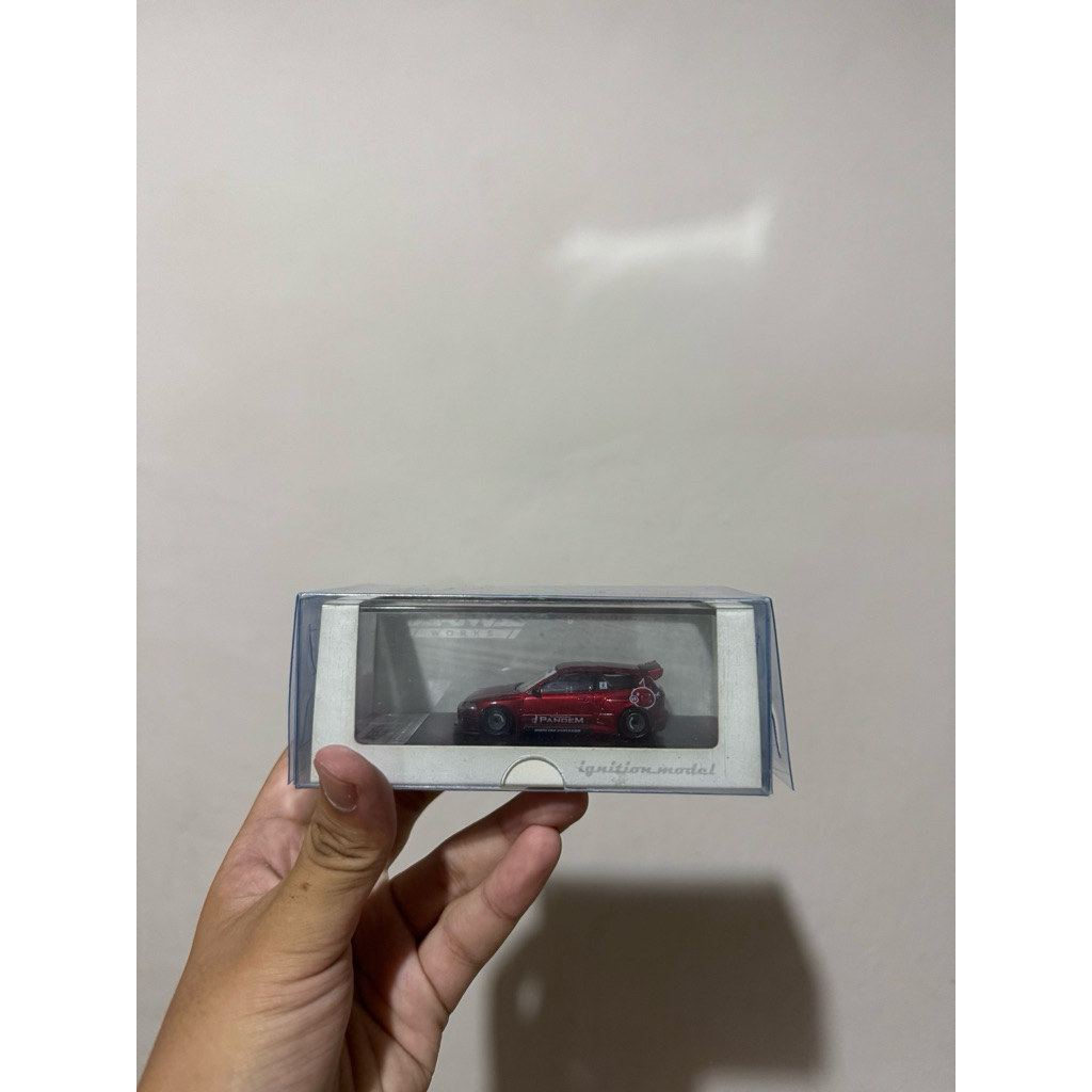 Ignition model x tarmac Civic eg pandem merah