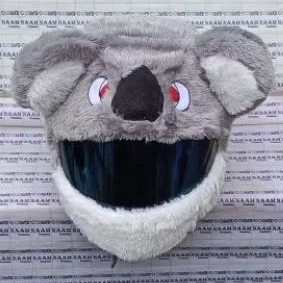 Cover Helm Koala, Cover Helm Full Face Karakter, Cover Helm Pikachu, Cover Helm Full Face, Cover Hel