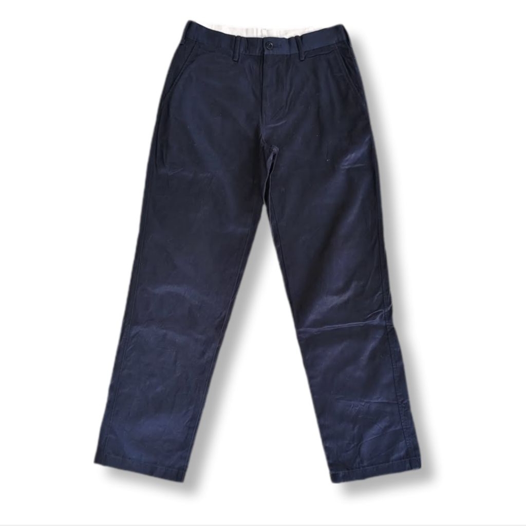 UNIQLO NAVY CHINO TROUSERS LONG PANTS | CELANA PANJANG | MNZA 18