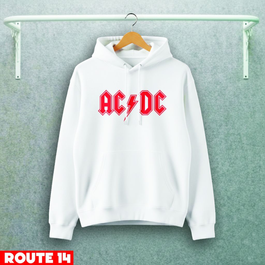 Jaket Hoodie ACDC Band Oversize – Hoodie Streetwear Metal Look