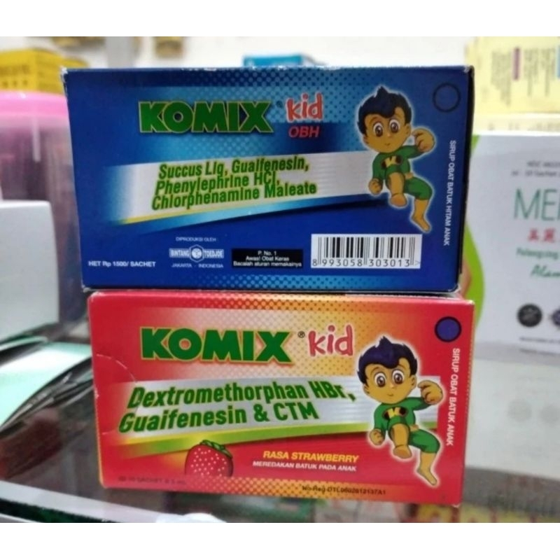 KOMIX KID SACHET 1 PACK (ISI 3 BOX X 10 SACHET)