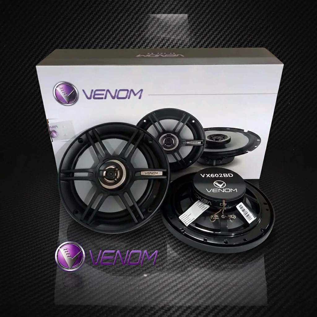 Speaker Coaxial Venom VX602BD "Baby Diablo" 6.5 Inch - 2-Way System - Suara Jernih & Bass Bertenaga