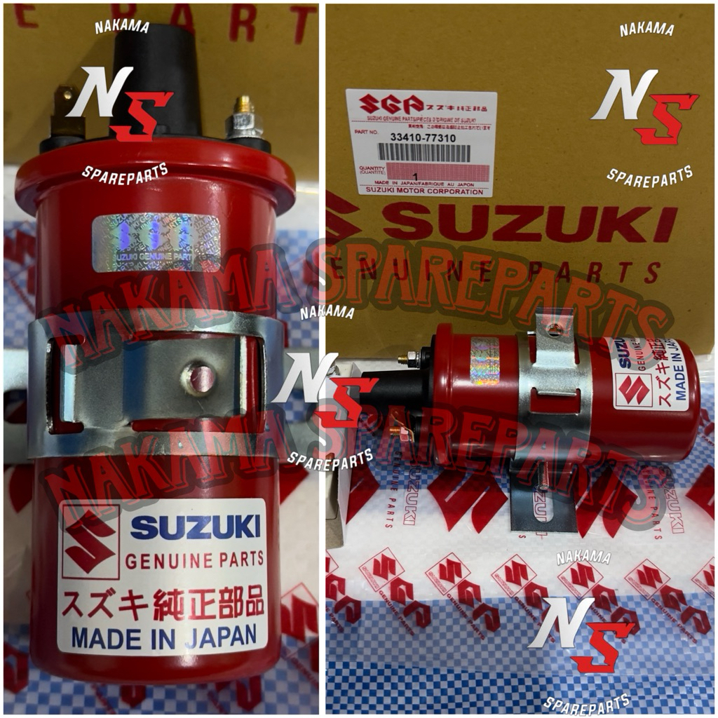 Coil Ignition Coil Panjang Koil Pengapian 12V Suzuki Jimny Katana Sierra SJ410 LJ80 Jangkrik Kotrik 
