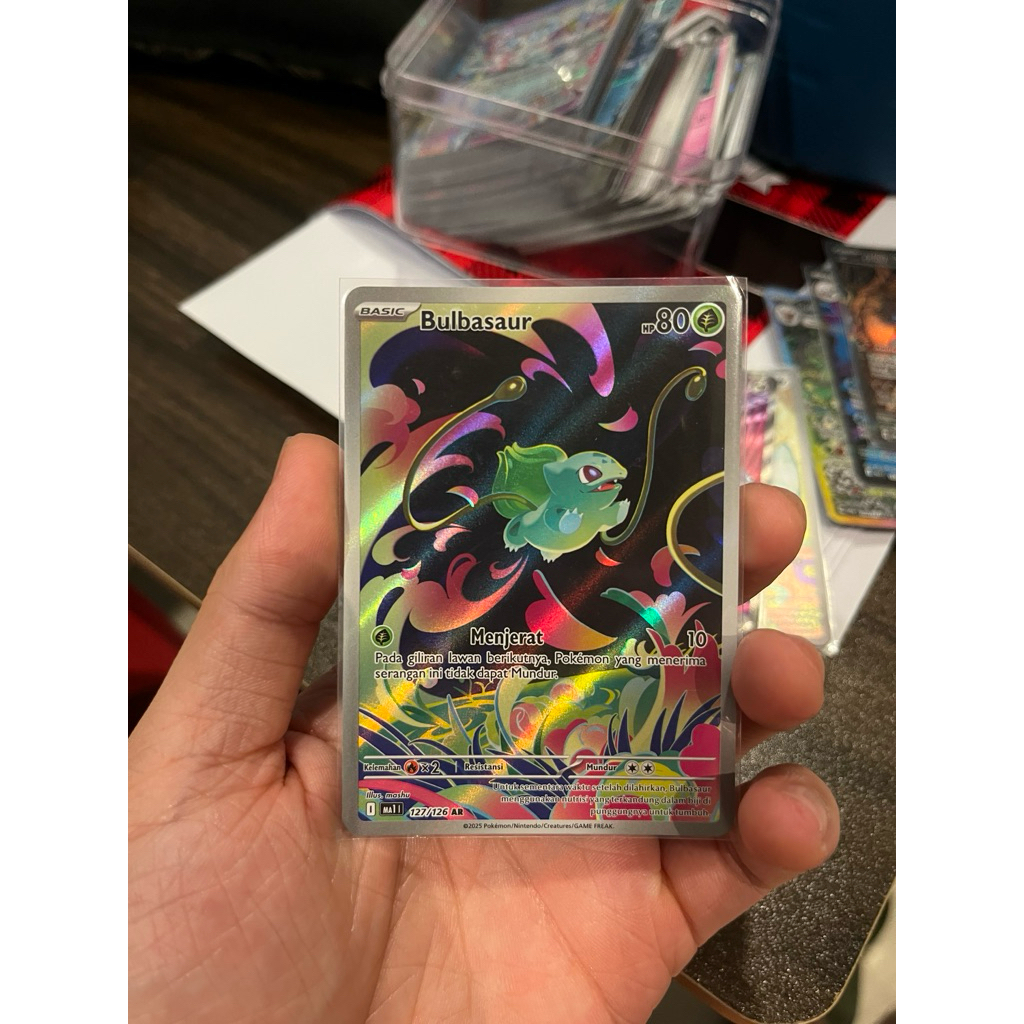 Bulbasaur AR MA1 127/126 Pokemon TCG Indonesia