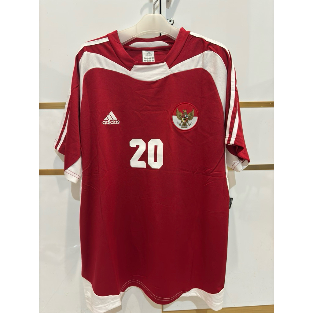 Jersey retro vintage home Timnas Indonesia 2003/2004 Bambang Pamungkas