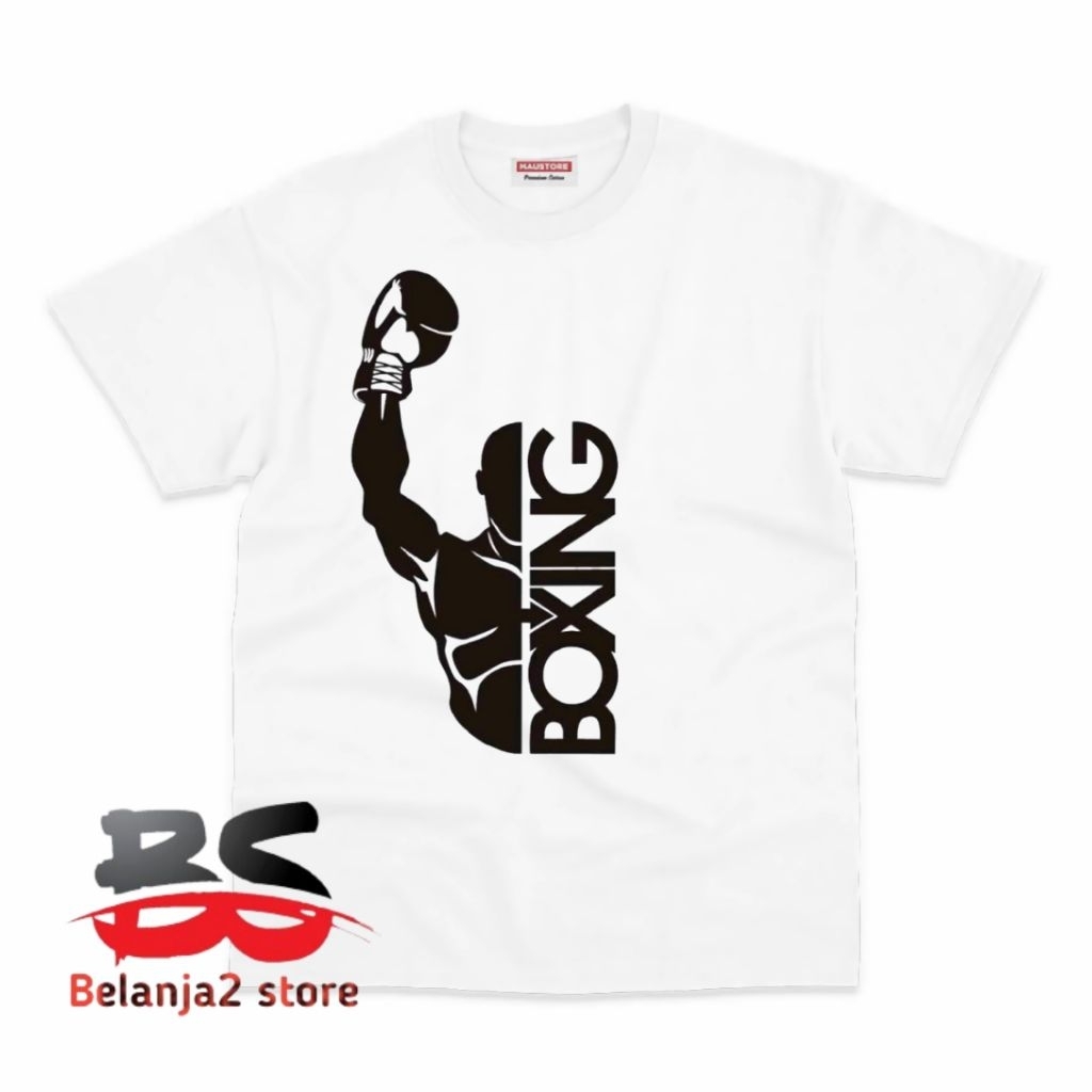 BAJU ANAK KAOS ANAK MOTIF GAMBAR BOXING ATASAN ANAK FREE NAMA