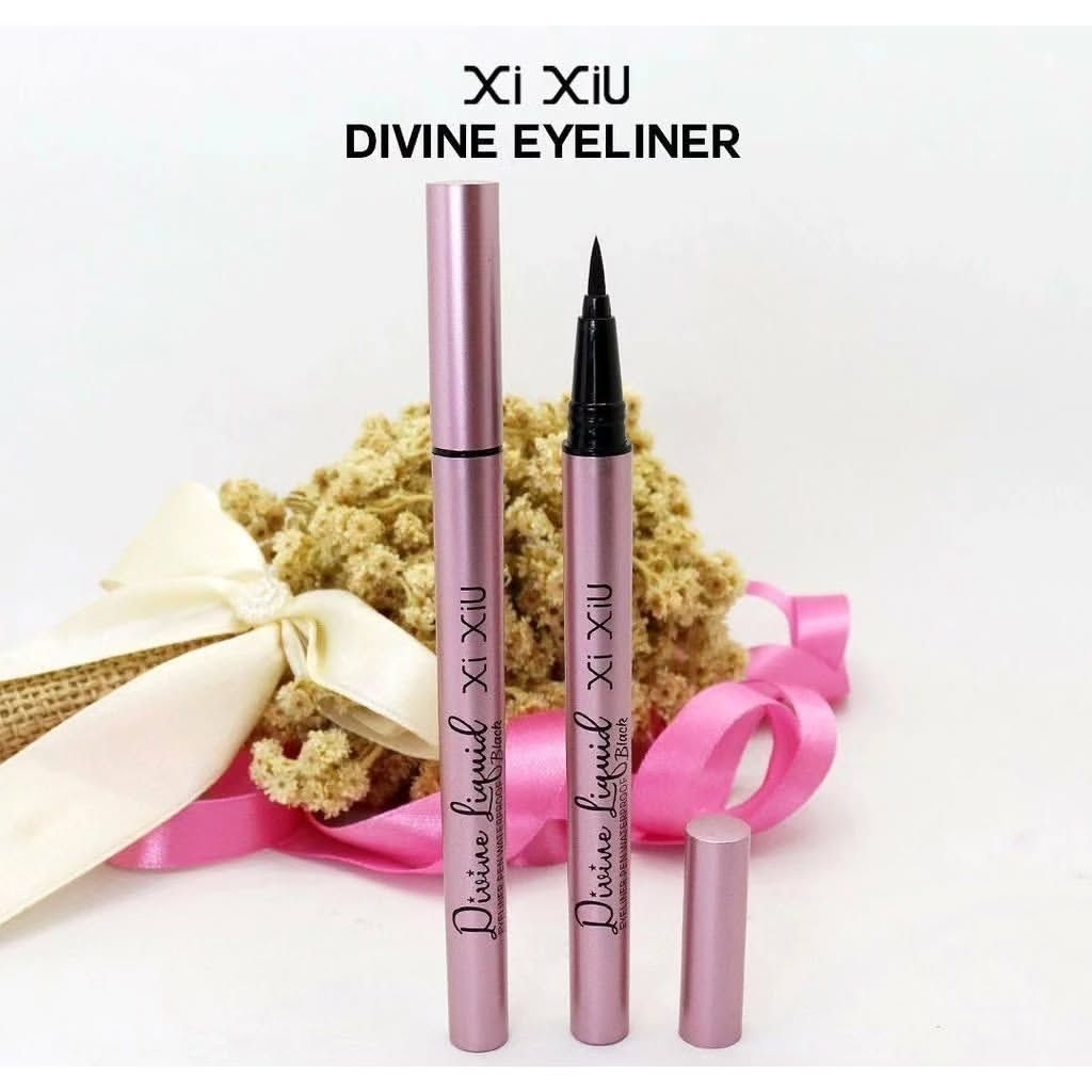 XI XIU DIVINE LIQUID EYELINER PEN WATERPROOF • EYELINER WATERPROOF • BLACK EYELINER • XI XIU EYELINE
