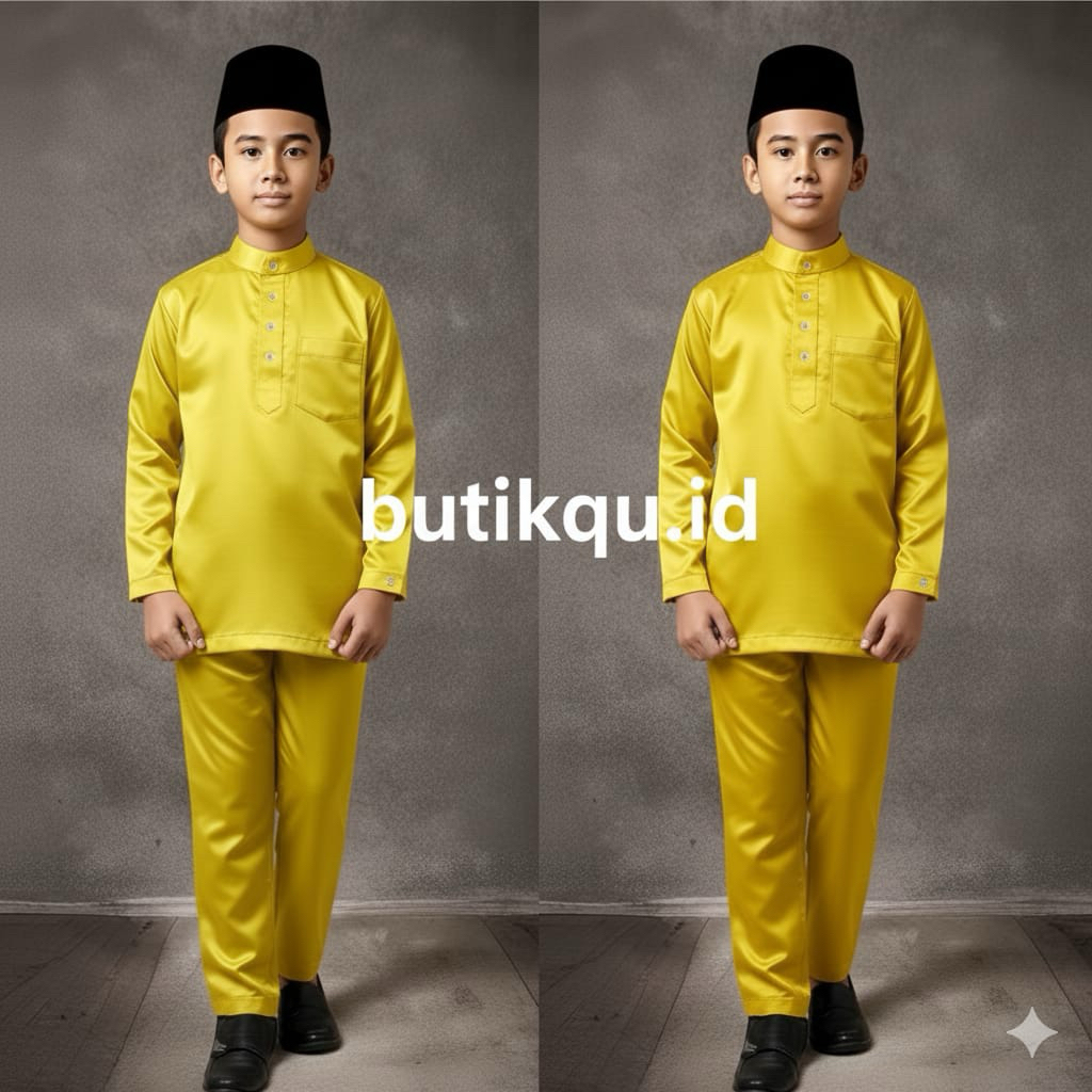 Setelan celana teluk belanga anak melayu baju melayu ana laki laki baju adat malaysia anak laki laki