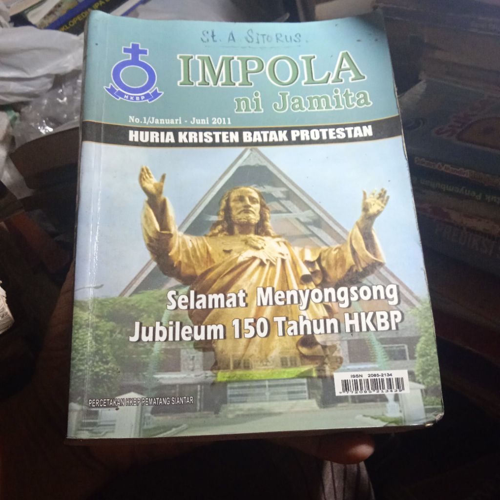 buku Impola ni Jamita, Selamat Menyongsong Jubileum 150 tahun HKBP, Berbhs Batak, buku original