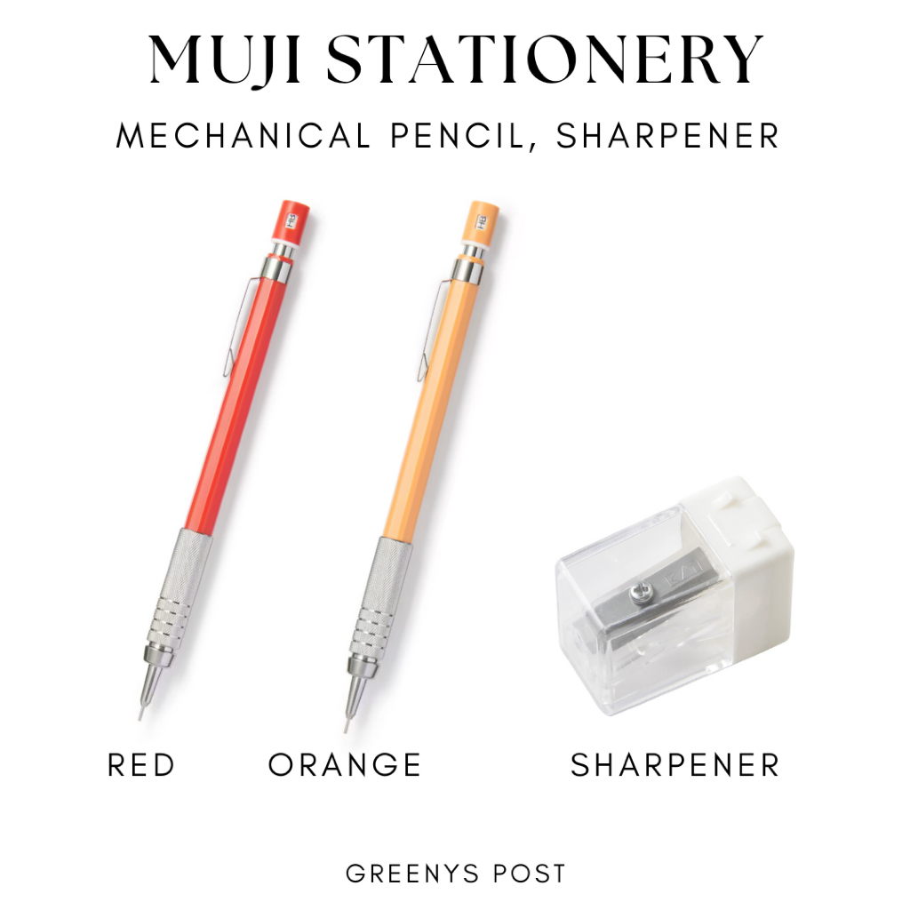 Muji Low Gravity Mechanical Pencil Pensil Mekanik