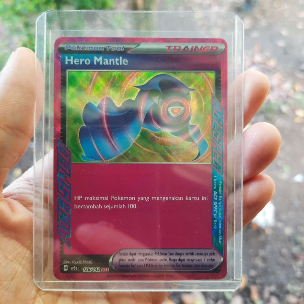 POKEMON HERO MANTLE TRAINER ACE TCG IND