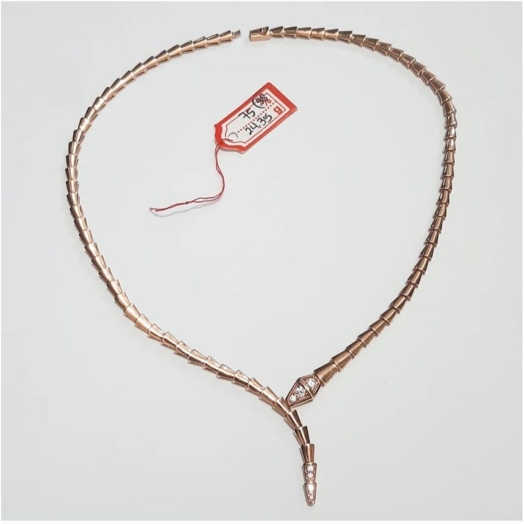Kalung emas 75 ular rosegold