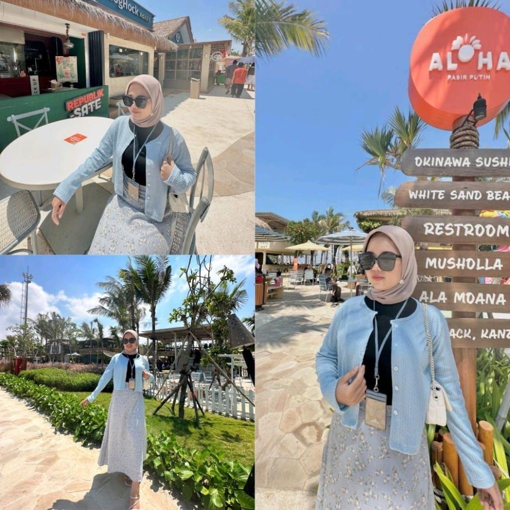 LEAH CARDIGAN / CARDIGAN KNIT KOREAN STYLE