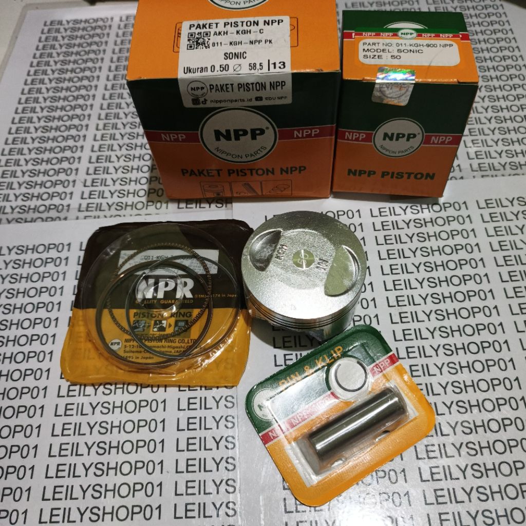 PISTON KIT/SEHER SET RING HONDA SONIC CS 1 CS1 /CS-1 OVER SIZE/OS STANDAR/50/100/150/200(58/58,5/59/