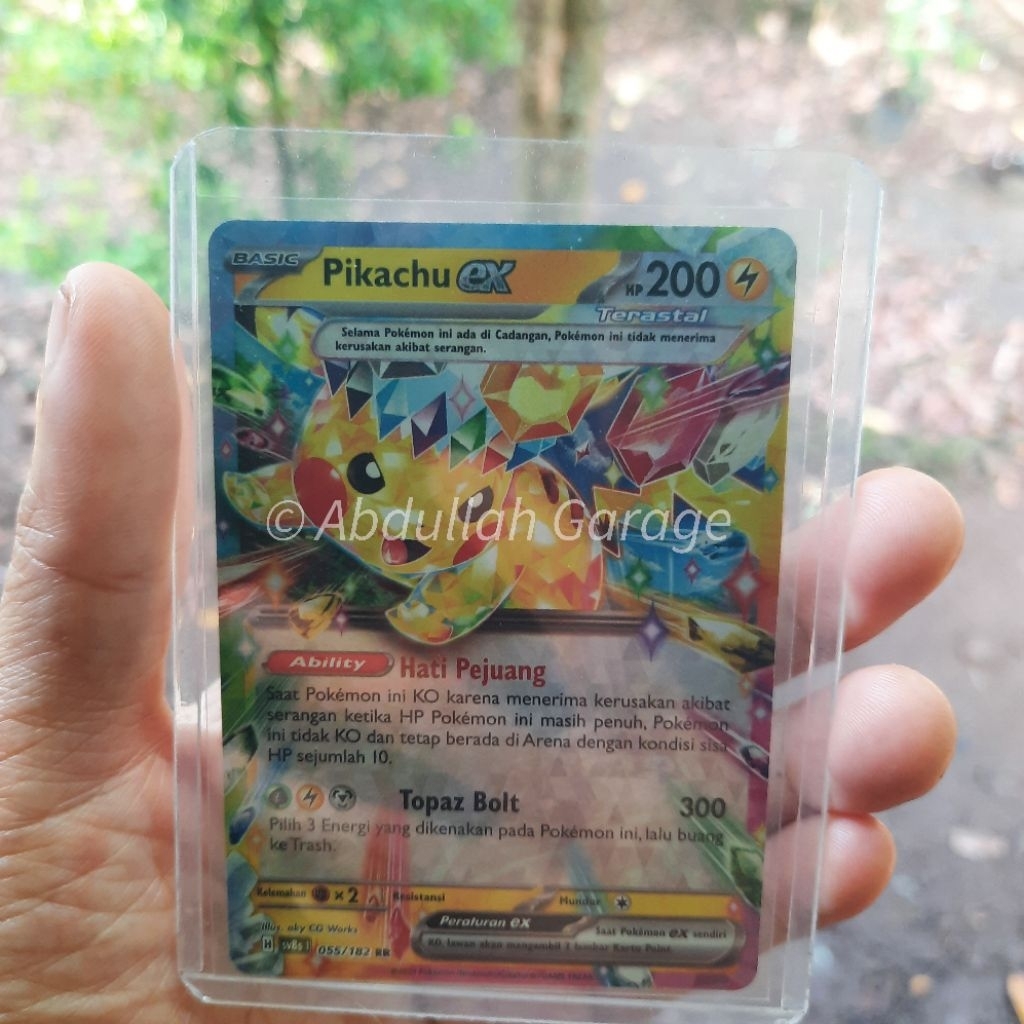POKEMON PIKACHU RR EX IND TCG
