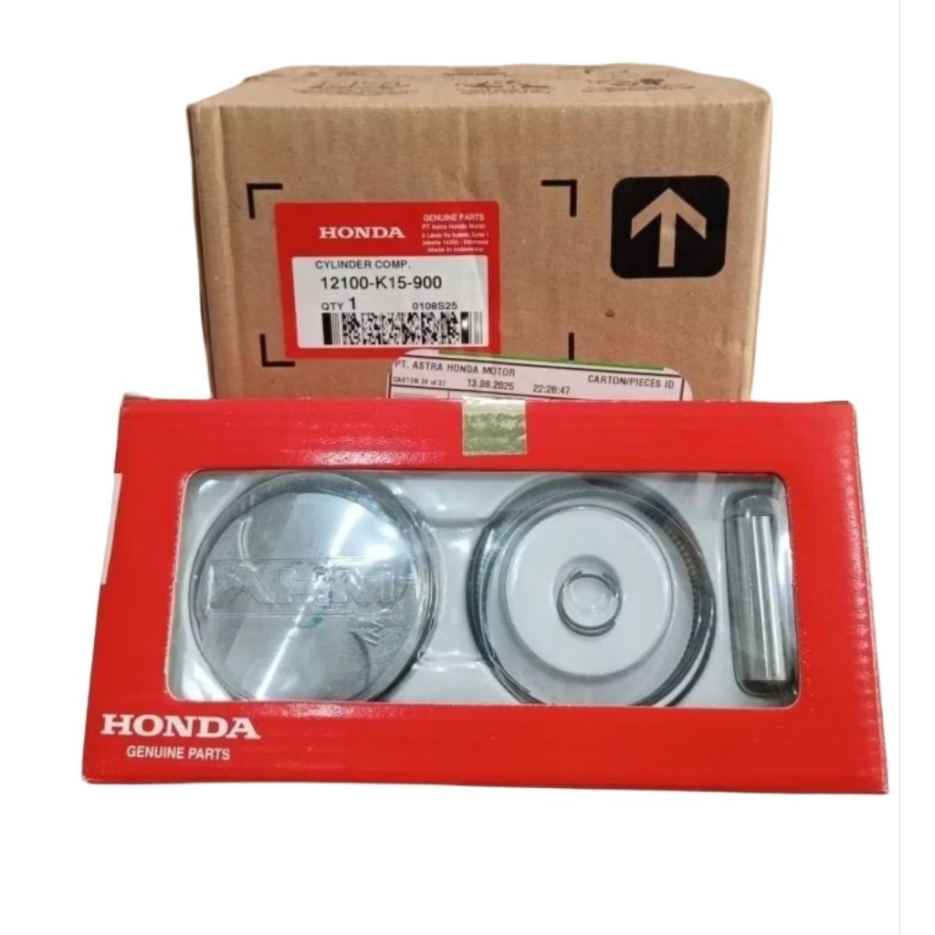 BLOK SEHER PISTON KIT 1 SET STANDAR SONIC 150 SUPRA GT 150 CB CBR 150 R X LED