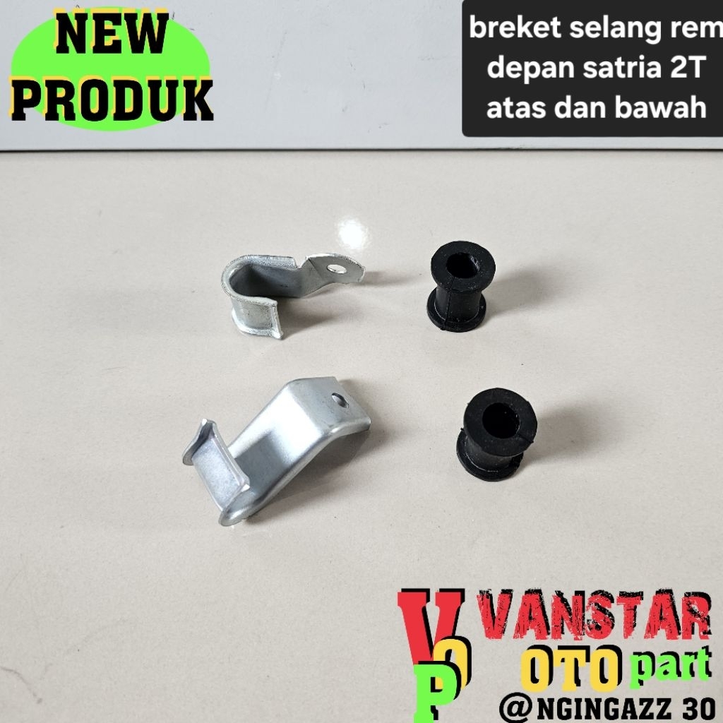 breket selang rem depan satria hiu lumba 2tak tornado
