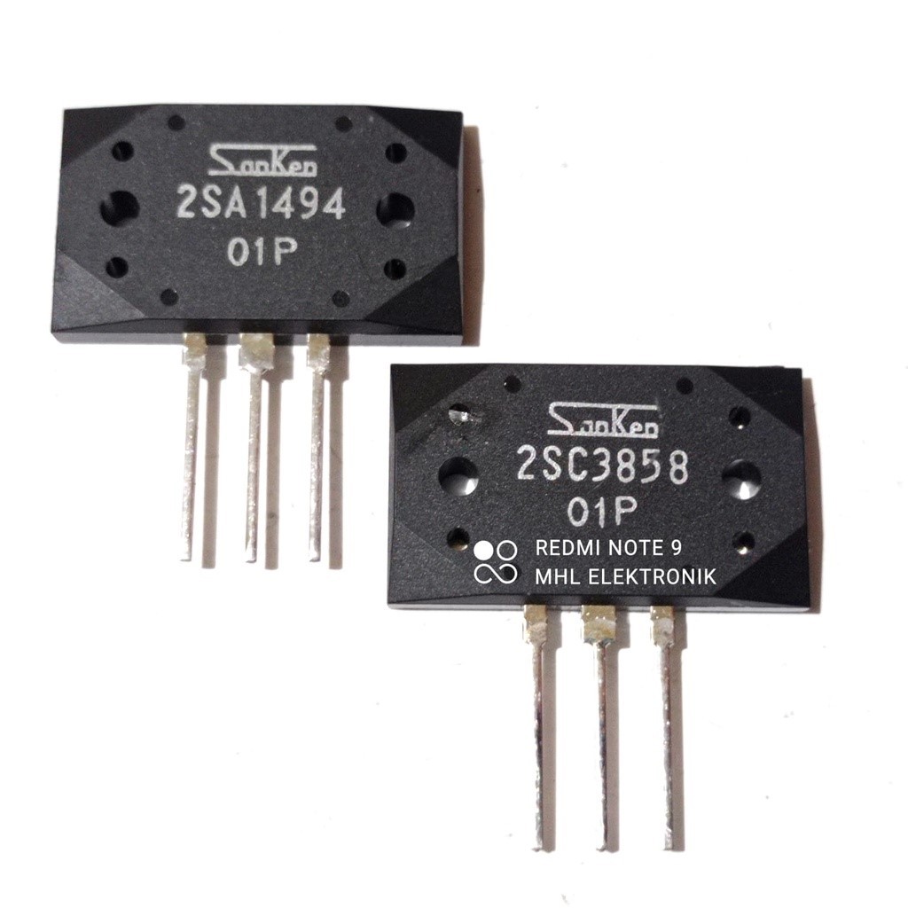 Transistor Sanken 2SC3858 Dan 2SA1494 Original ASLI / Tr Final Sanken