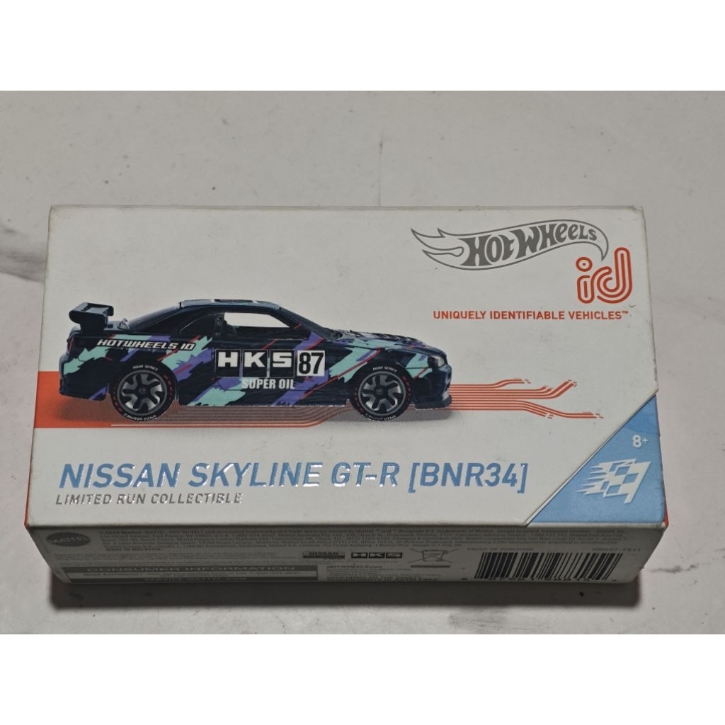 hot wheels nissan skyline R34 HKS HW ID
