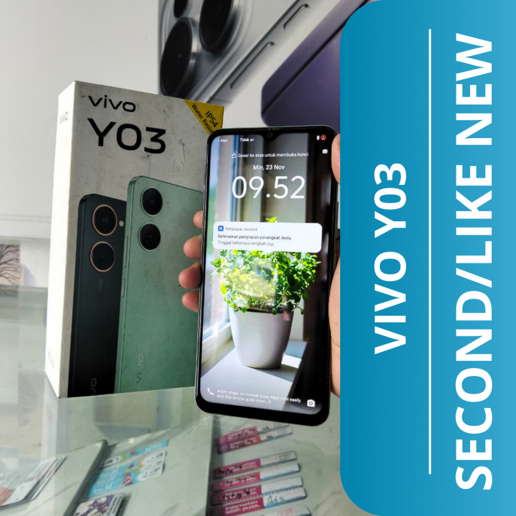 HP SECOND VIVO Y03 4/64GB / VIVO Y03 HP SECOND LIKE NEW