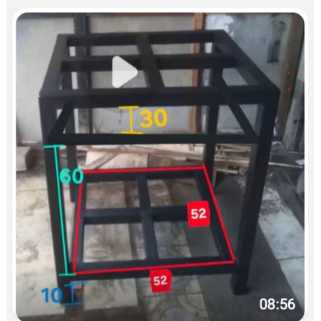 meja aquarium 60x50x100cm