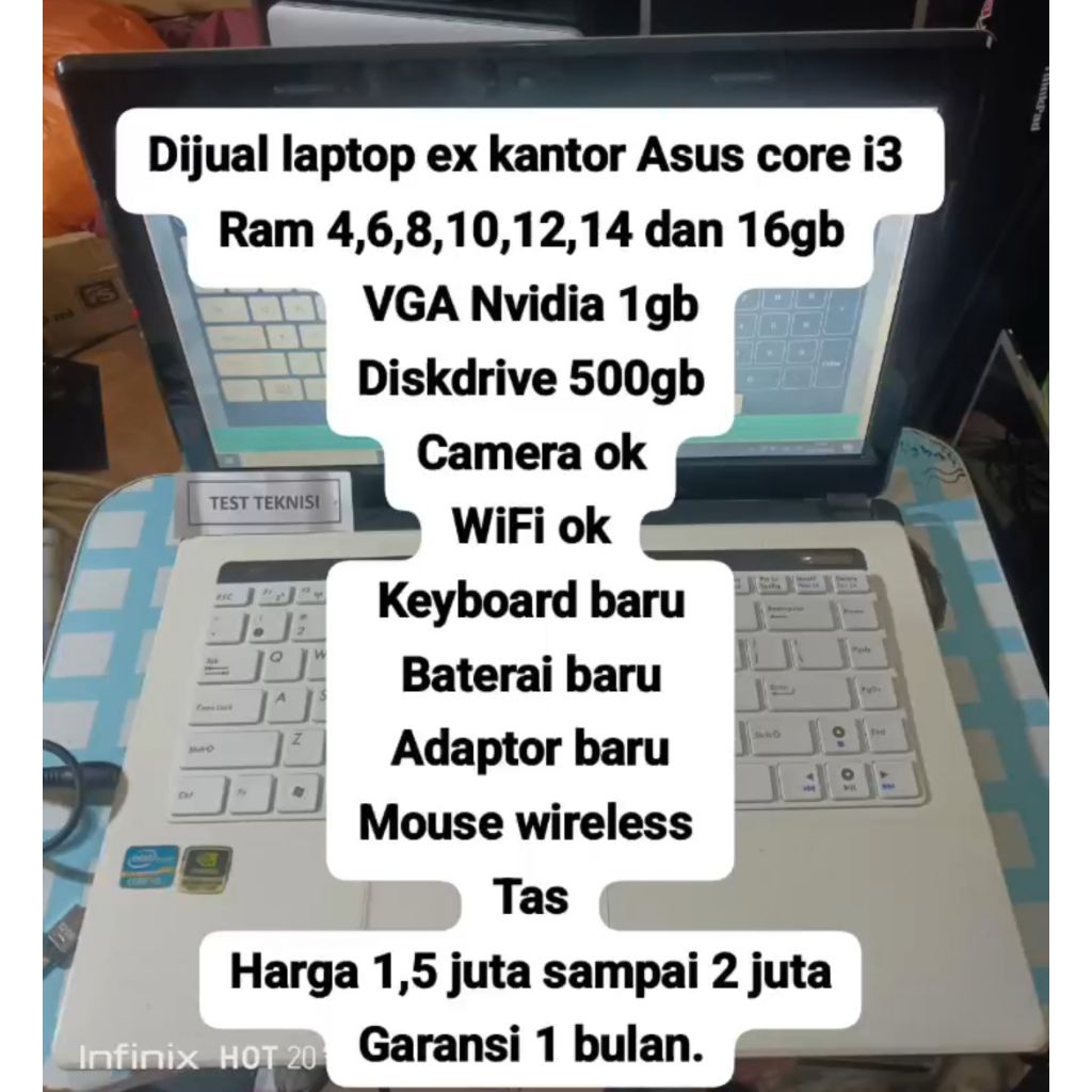 laptop bekas Asus A43s