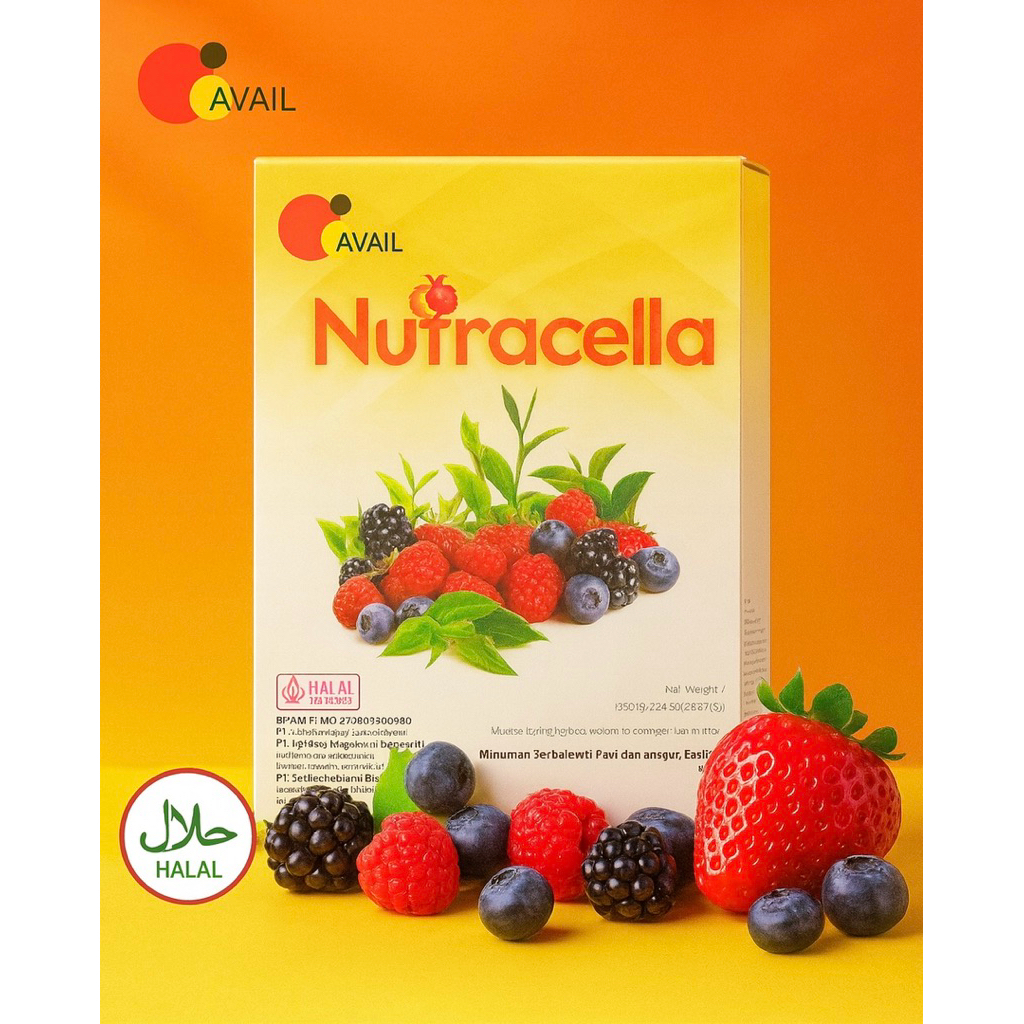 Avail NUTRACELLA — Minuman Serat Buah dengan Rasa Super Enak