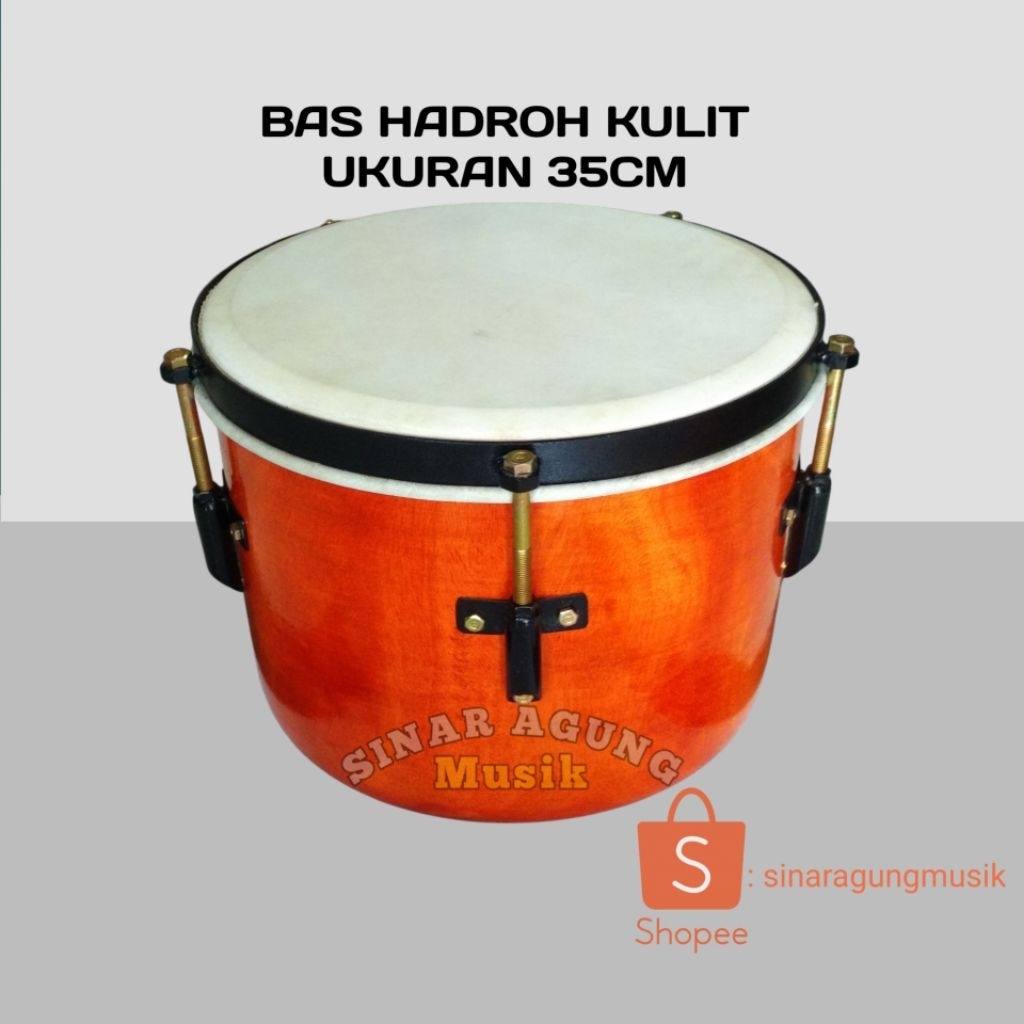 Bas kotek|Bas hadroh kotek ukuran 35cm|bas hadroh kulit ukuran 35cm
