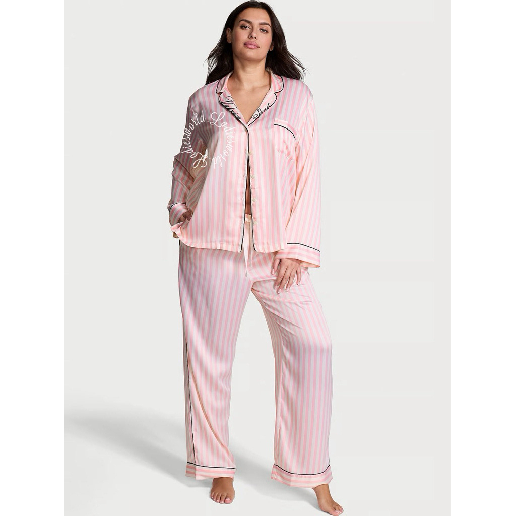 VS victoria's secret silk satin pajamas set 117201