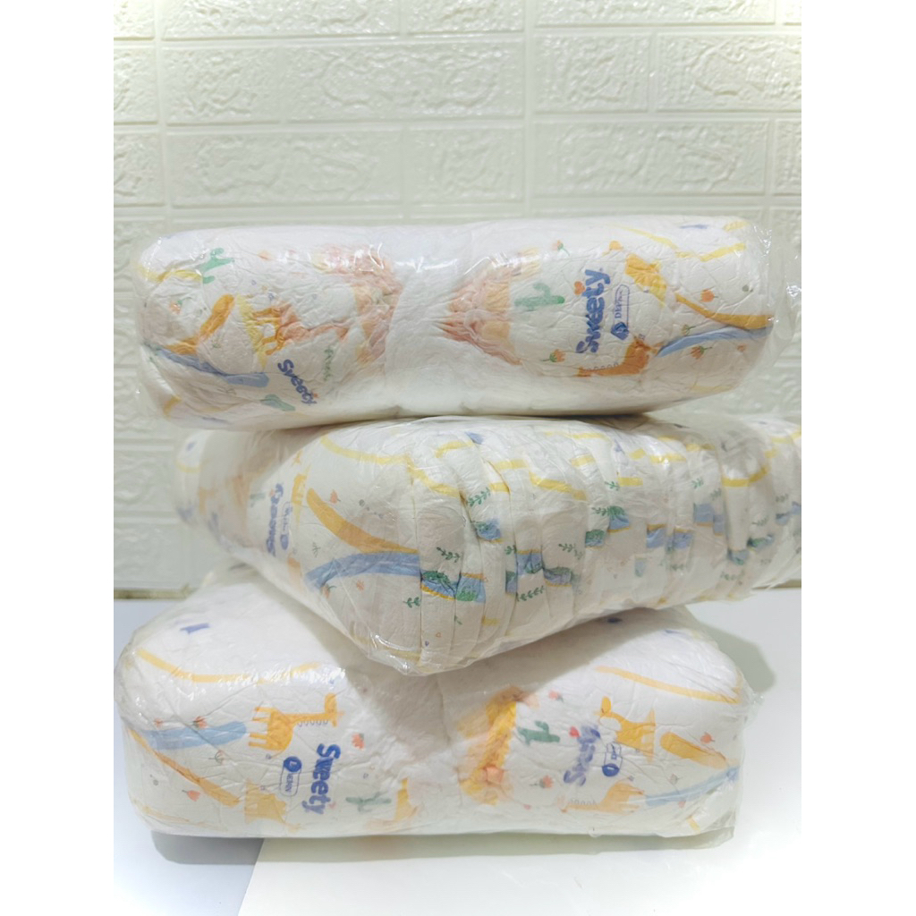 Popok Bayi Repack Murah Isi 50 pcs Sweety Huggies Ukuran S M L XL Pampers Bayi Terbaru
